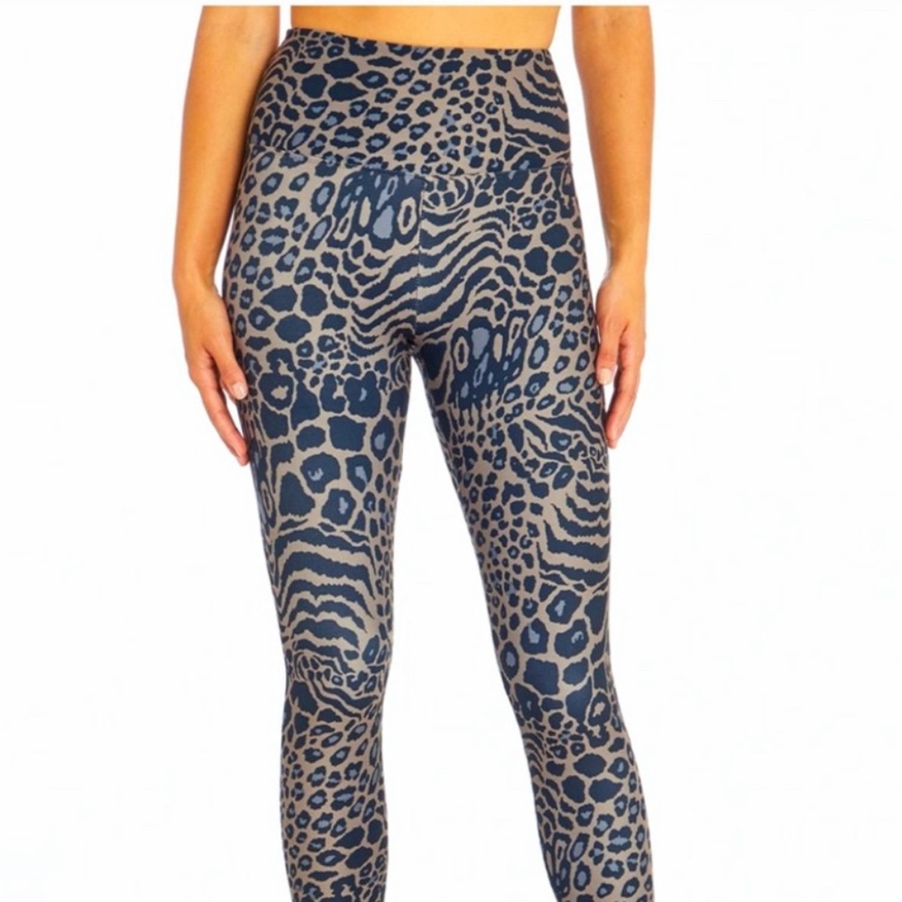 Bally Leopard Kayla Tummy-Control Leggings SMALL